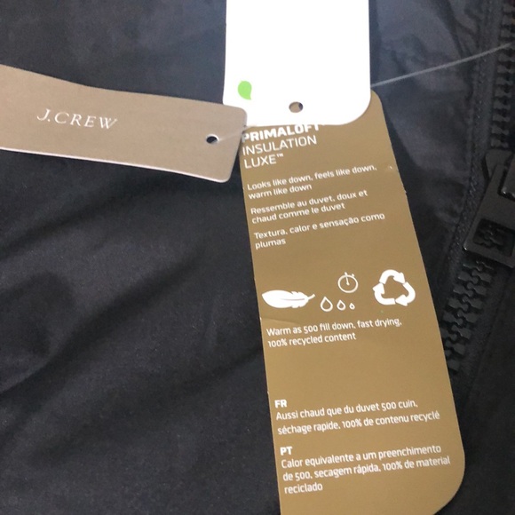 JCrew Long belted puffer jacket from their PrimaLoft collection - Picture 4 of 9